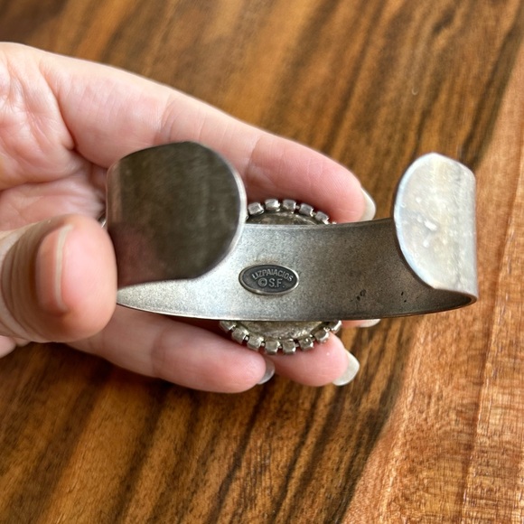 Liz Palacios S.F. Sterling Cuff Rhinestones - Picture 4 of 4